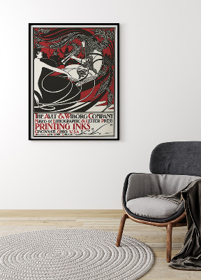 Plakat Vintage reklama ault i Wiborg firmy