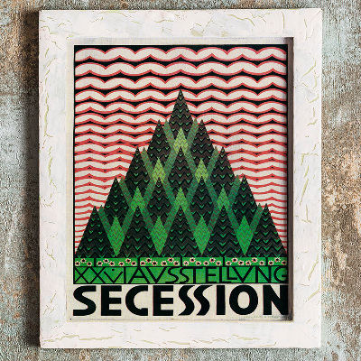 Plakat Vintage XXV Ausstellung Secesja