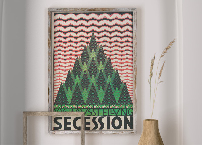 Plakat Vintage XXV Ausstellung Secesja