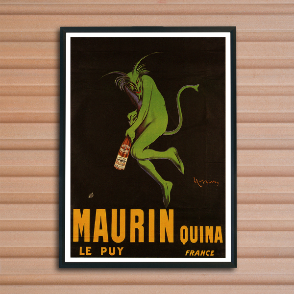 Plakat Vintage Maurin Quina reklama