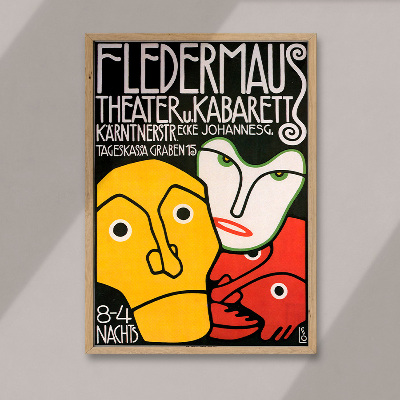 Plakat Teatr nietoperza Kabarett und