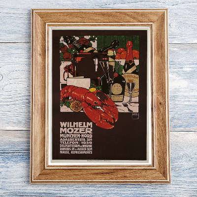 Plakat Wilhelm Mozer reklama