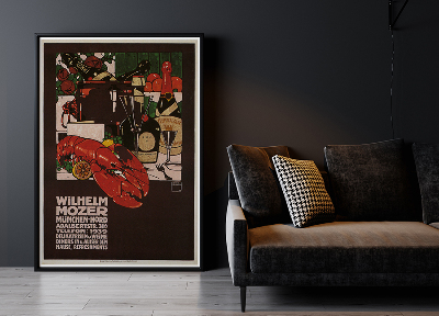 Plakat Wilhelm Mozer reklama
