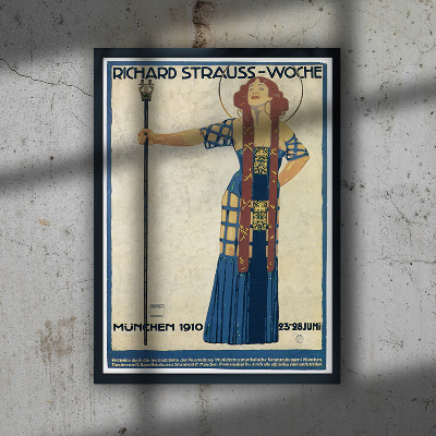 Plakat Richard Strauss Woche Munchen
