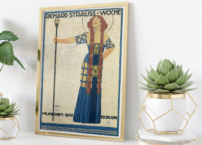 Plakat Richard Strauss Woche Munchen