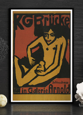 Plakat KG Brücke w wystawie Galerie Arnold
