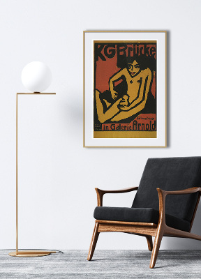 Plakat KG Brücke w wystawie Galerie Arnold