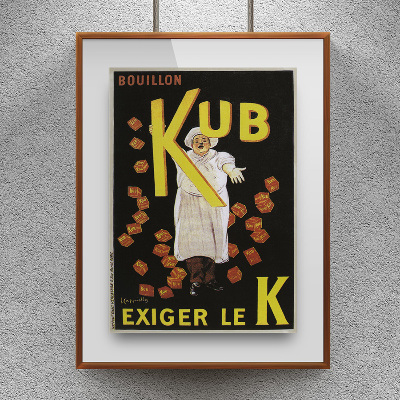 Plakat Bouillon Kub Exiger le K reklama dla Julius Maggi et Cie