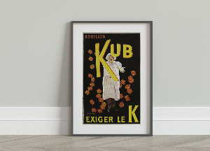 Plakat Bouillon Kub Exiger le K reklama dla Julius Maggi et Cie