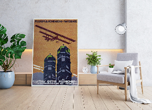 Plakat Flugmaschinen Werke Gustav Otto Munchen