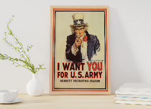 Plakat Canvas I Want You dla US Army