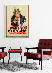 Plakat Canvas I Want You dla US Army
