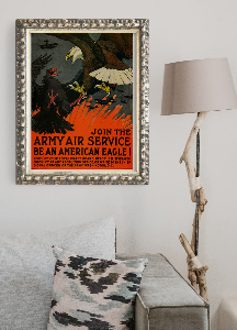 Plakat Canvas Dołącz do Army Air Service Być American Eagle