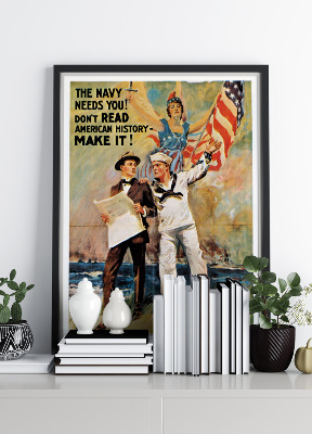 Plakat Canvas Navy Needs You