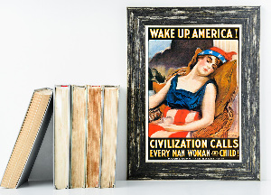 Plakat Canvas Wake up America