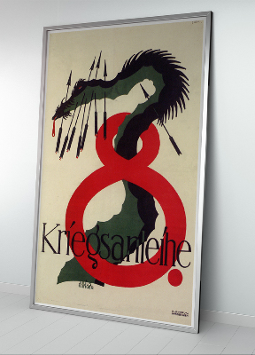 Plakat Canvas 8 Kriegsanleihe, 8 War Loan
