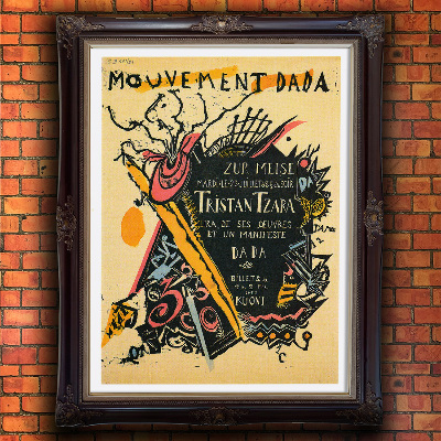 Plakat Canvas Mouvement Dada