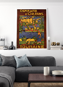 Plakat Canvas Chemin de Fer dOrleans