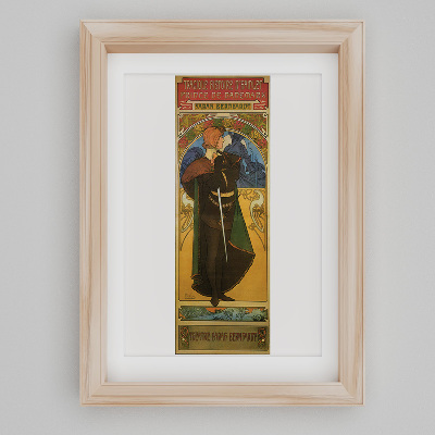 Plakat Canvas Hamlet, Sarah Bernhardt