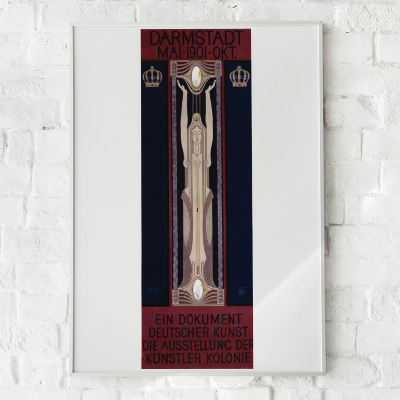 Plakat Canvas Darmstadt Mai 1901 Okt