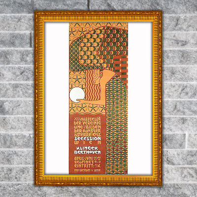 Plakat Canvas Wystawa Wiedeń Secesja XIV