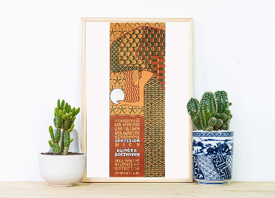 Plakat Canvas Wystawa Wiedeń Secesja XIV