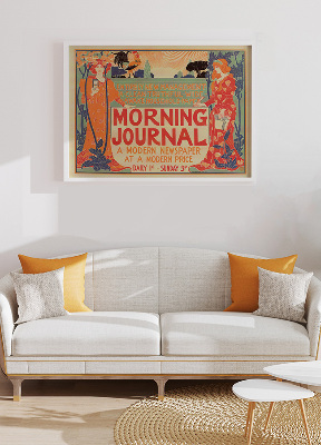 Plakat Morning Journal Nowoczesna prasa w nowoczesnym Cena