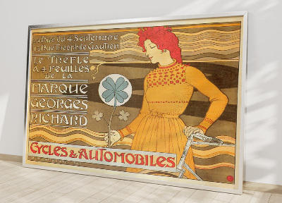 Plakat Cykle Georges Richard i Samochody
