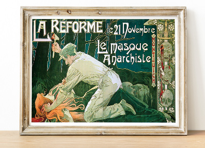 Plakat Le Masque Anarchiste