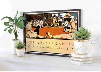 Plakat Vintage Adlake Camera