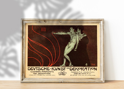 Plakat Vintage Sztuka niemiecka i dekoracje