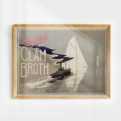 Plakat Vintage Fullers Clam Rosół