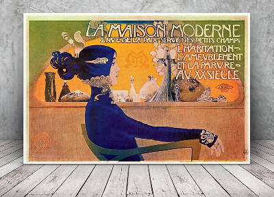 Plakat Vintage La Maison Moderne