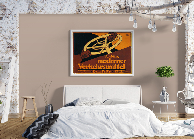 Plakat Ausstellung moderner Verkehrsmittel