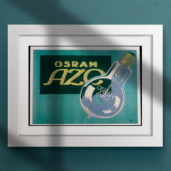 Plakat Osram AZO