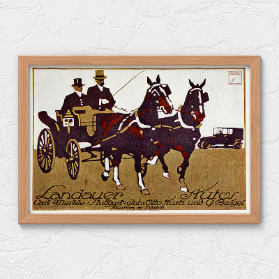 Plakat Landauer Autos