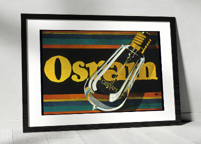 Plakat Osram, elektryczne żarówki