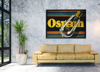 Plakat Osram, elektryczne żarówki