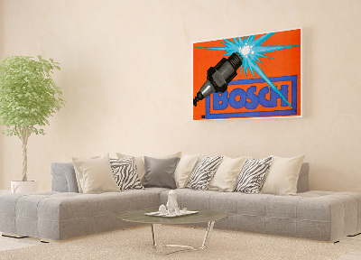 Plakat Bosch, świece zapłonowe