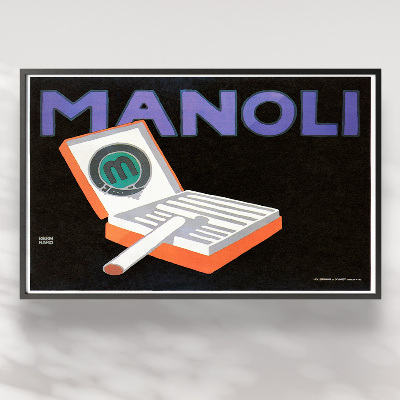 Plakat Manoli, papierosy