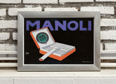 Plakat Manoli, papierosy
