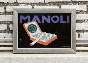 Plakat Manoli, papierosy
