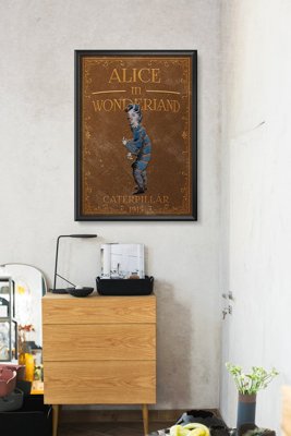 Plakat Alicja w Krainie Czarów Pan Gąsienica