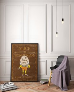 Plakat na ścianę Alicja w Krainie Czarów Humpty Dumpty