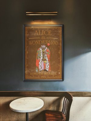 Plakat Alicja w Krainie Czarów Król Kier