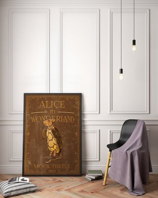 Plakat na ścianę Alicja w Krainie Czarów Niby Żółw