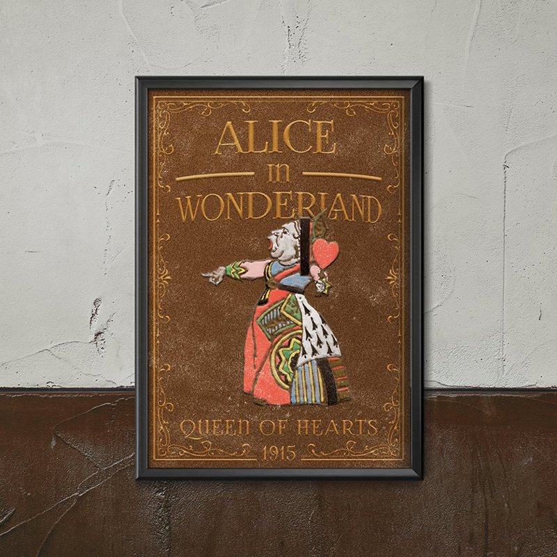 Plakat Alicja w Krainie Czarów Królowa Kier