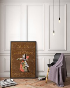 Plakat Alicja w Krainie Czarów Królowa Kier