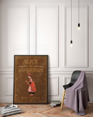 Plakat do pokoju Alicja w Krainie Czarów Czerwona Królowa
