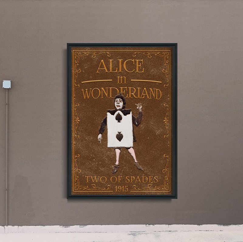Plakat do pokoju Alicja w Krainie Czarów Podwójny Pik